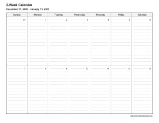 Lovely 2 Week Calendar Printable | Free Printable Calendar Monthly