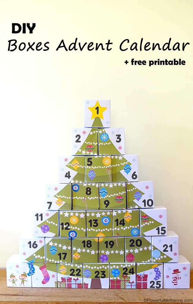 13 free printable christmas advent calendars for kids