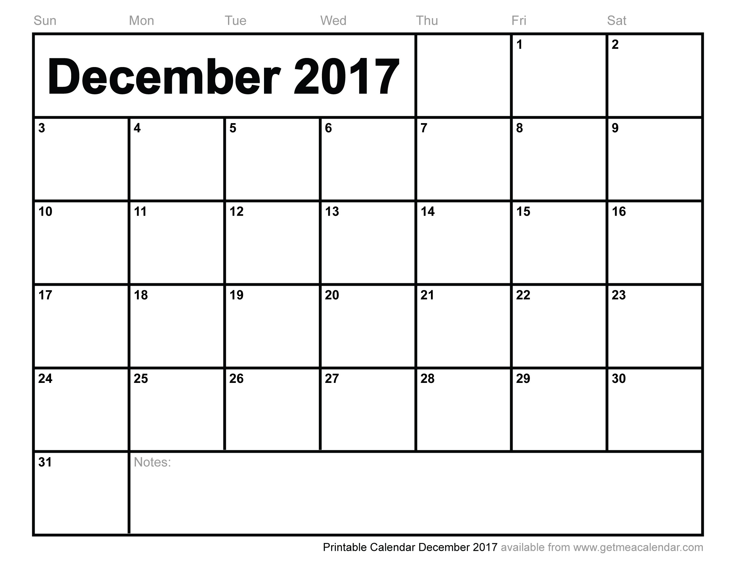 blank december 2017 calendar 2483