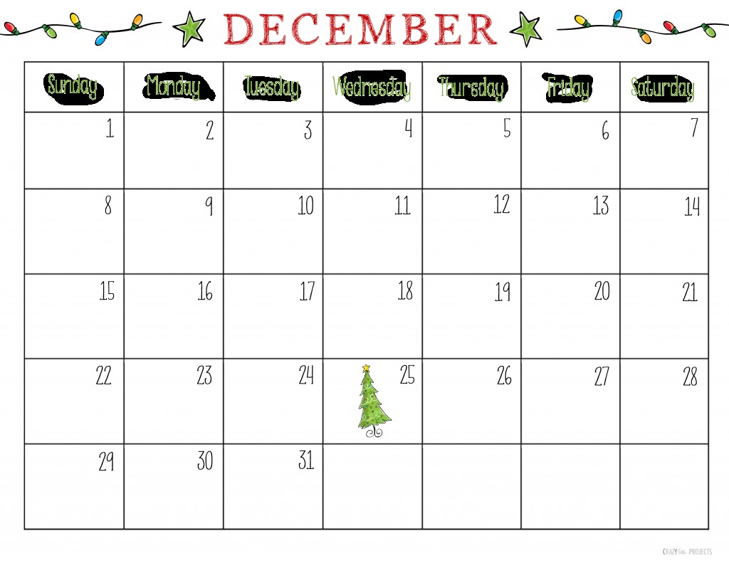 free printable christmas planner