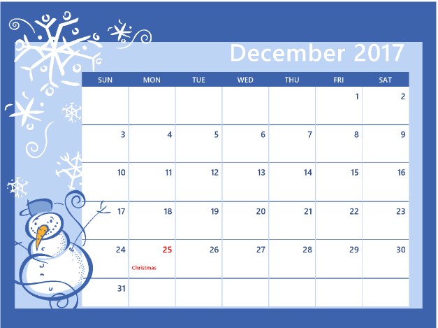 december 2019 calendar cute 2119