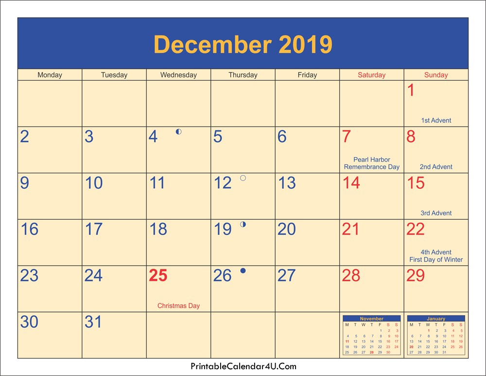 december 2019 calendar pdf 2008