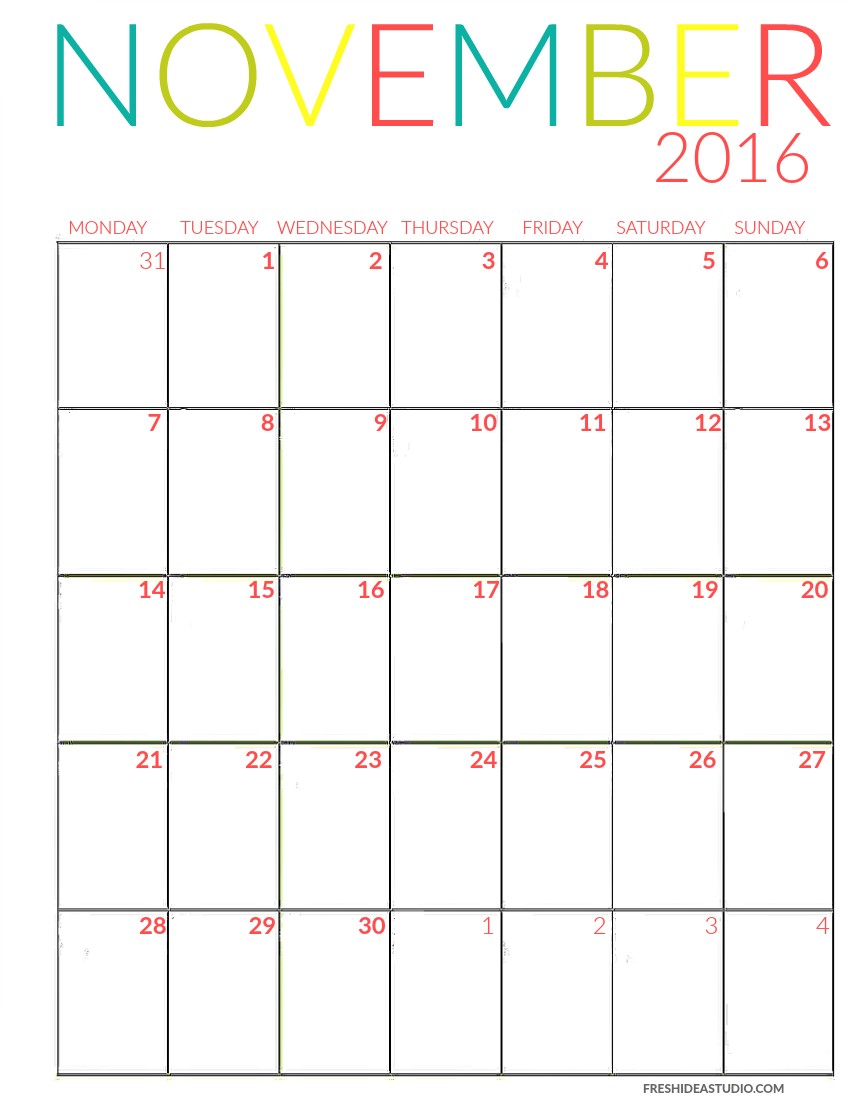 Easy Printable Calendar Easy Monthly Calendar Printable