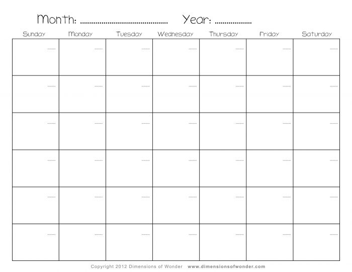 Best Of Free Downloadable Printable Calendars | Free Printable Calendar ...