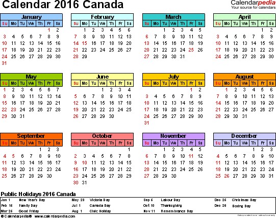 Unique Free Printable Canadian Calendar | Free Printable Calendar Monthly