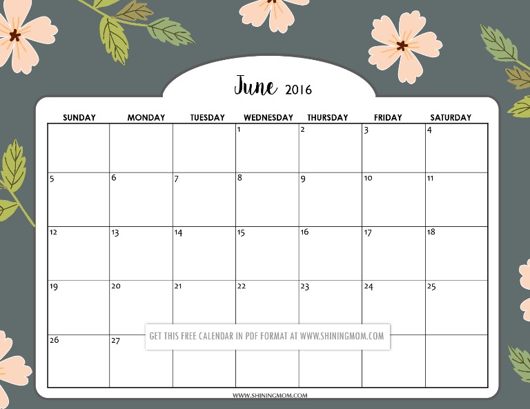 fresh free printable june calendar free printable calendar monthly