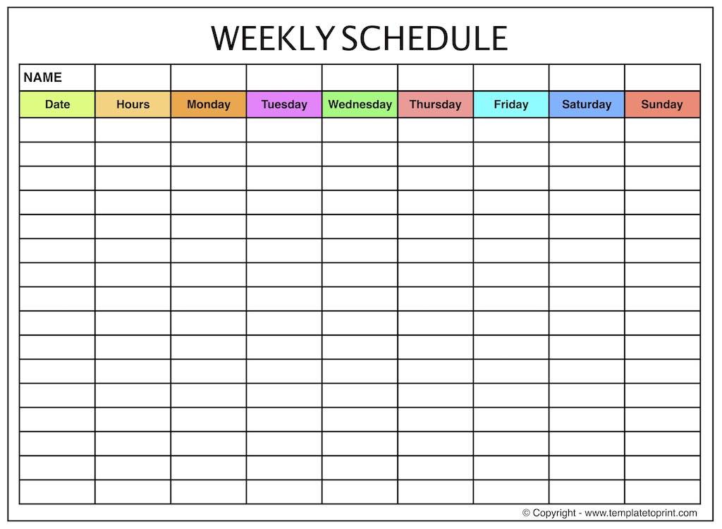 lovely free printable weekly calendar with times free printable