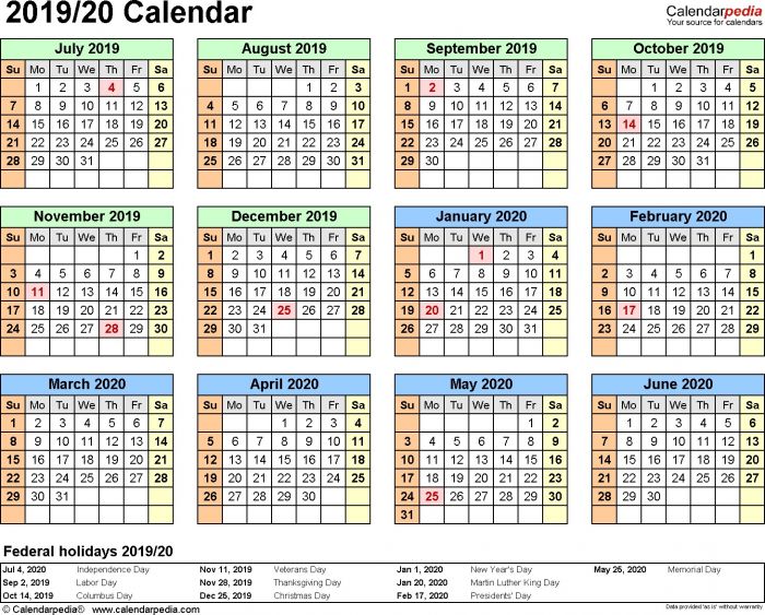 Unique Free Printable Year at A Glance Calendar 2019 | Free Printable ...