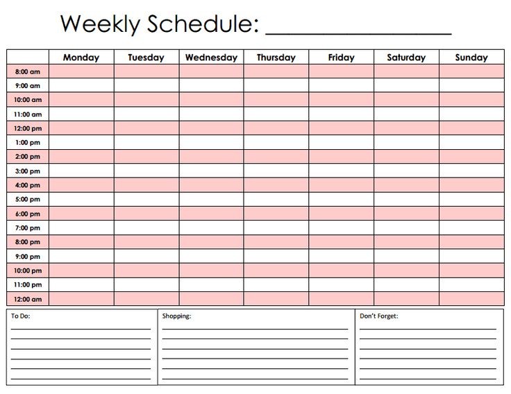 Hourly Calendar Printable 10 Best Of Printable Hourly Calendar Template