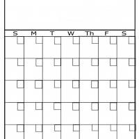 Unique Plain Calendar Printable | Free Printable Calendar Monthly