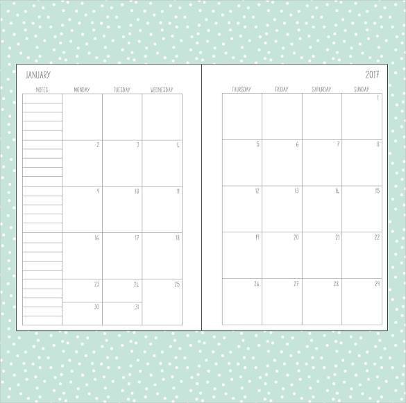 Lovely Plain Printable Calendar | Free Printable Calendar Monthly