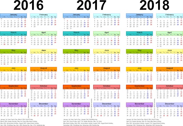 calendar year printable