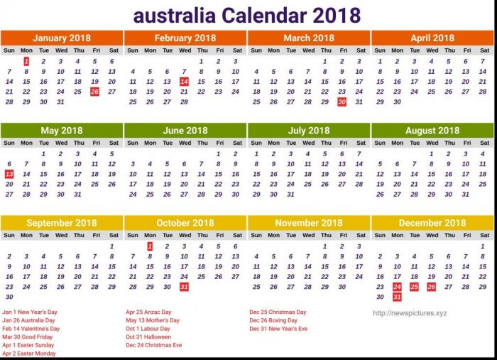 Best Of Printable Australian Calendar | Free Printable Calendar Monthly