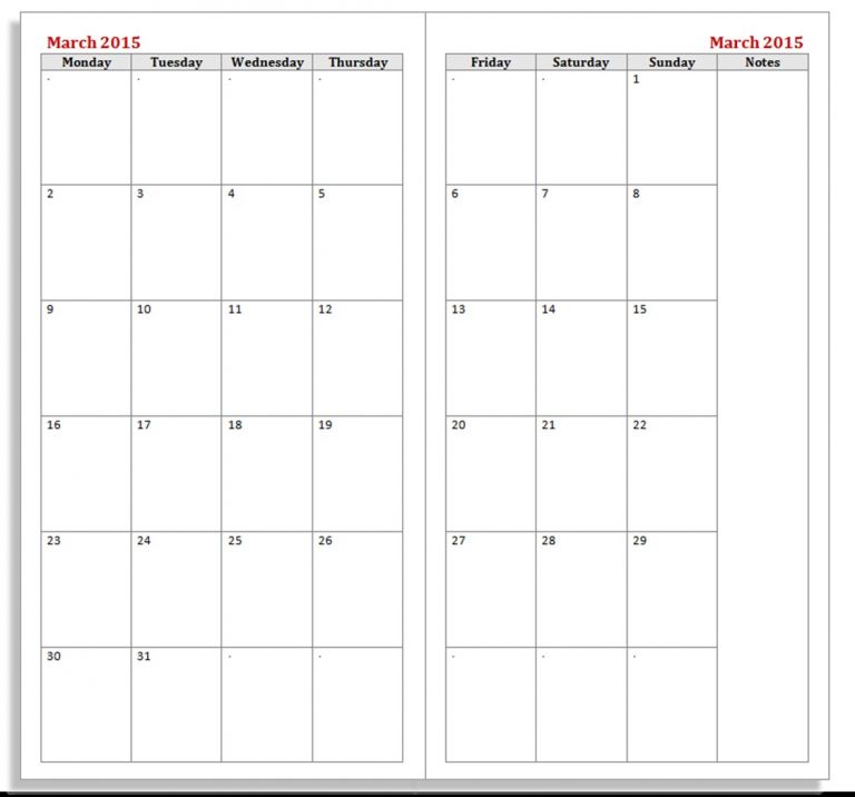 New Printable Calendar Booklet | Free Printable Calendar Monthly