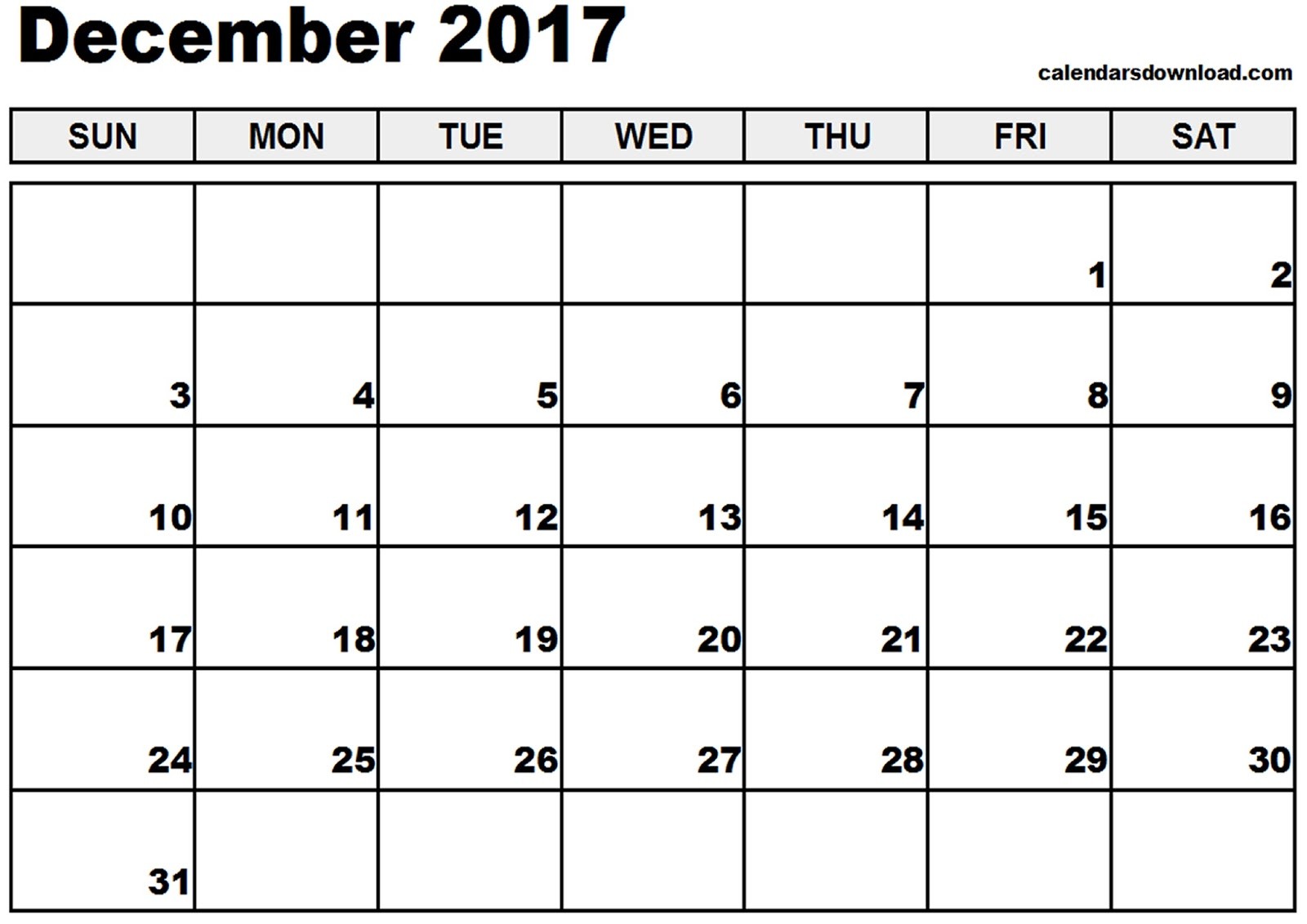 free printable calendar december 2013