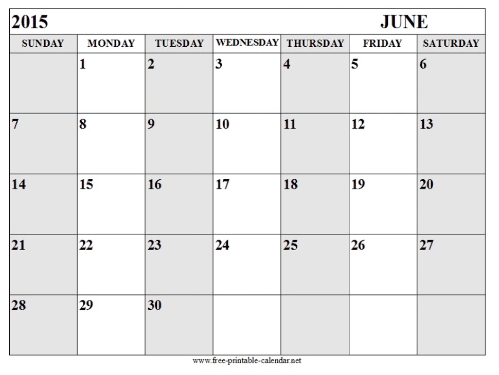 Printable Calendar for June Free Printable Calendar 2018 Free Printable Calendar June