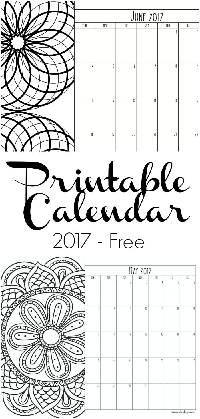 Printable Calendar Pages Free Printable Calendar Pages · the Typical Mom