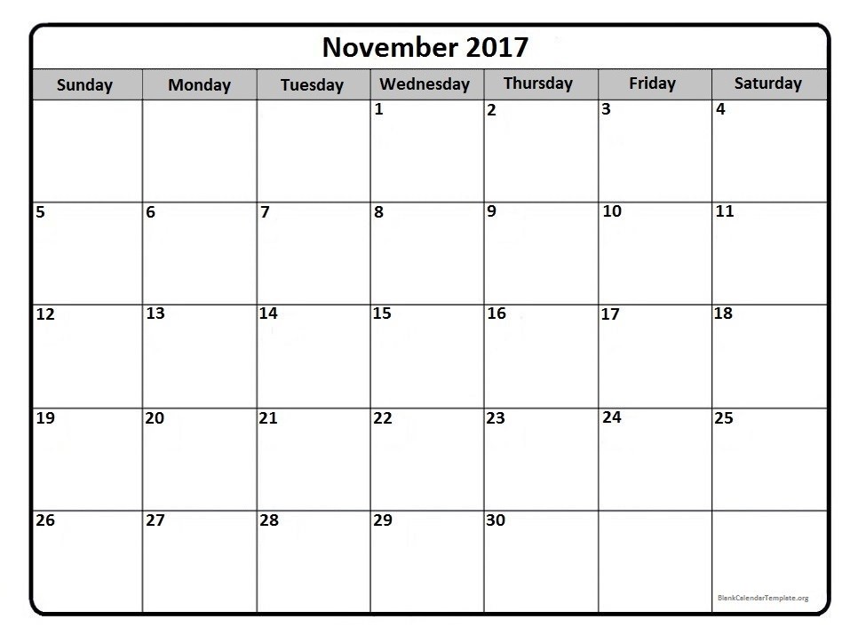 CAL=November 2017 calendar