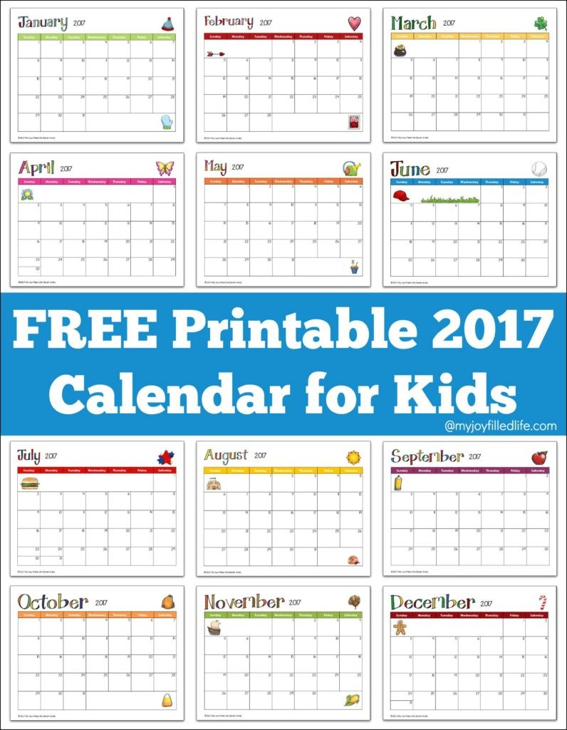 Printable Calendars for Kids July Coloring Calendar for Kids