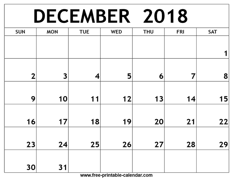 december 2018 calendar 716