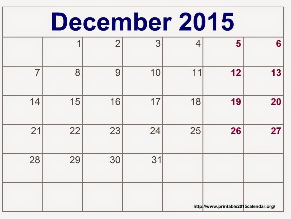 free printable calendar december 2013