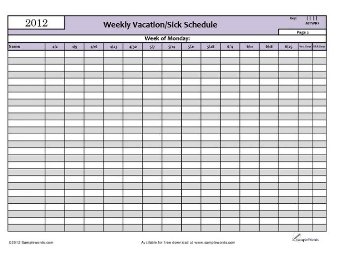 Fresh Printable Vacation Calendar Free Printable Calendar Monthly 5863