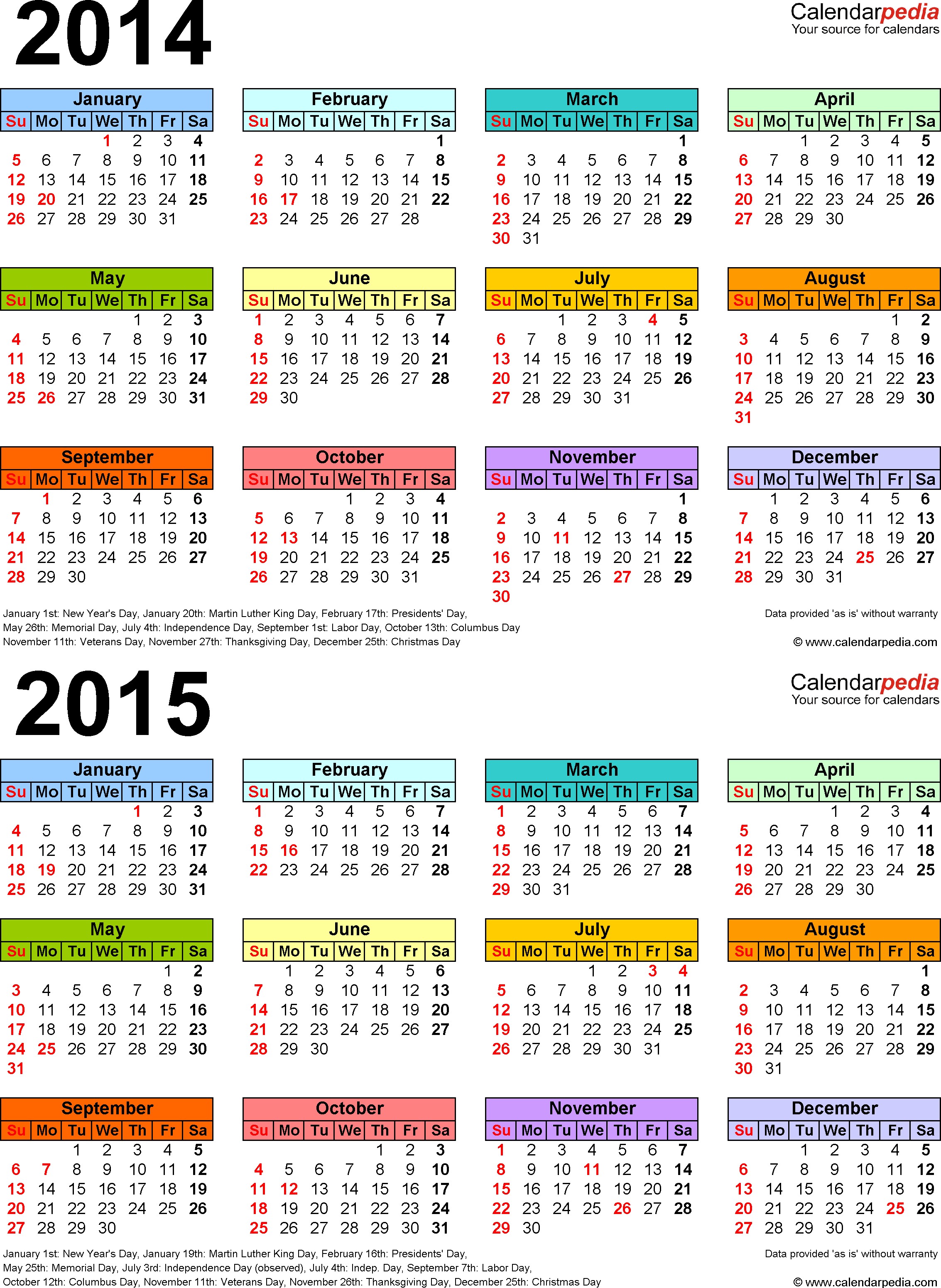 School Year Printable Calendar 16 Blank Calendar Template 2014 2015 August 2015