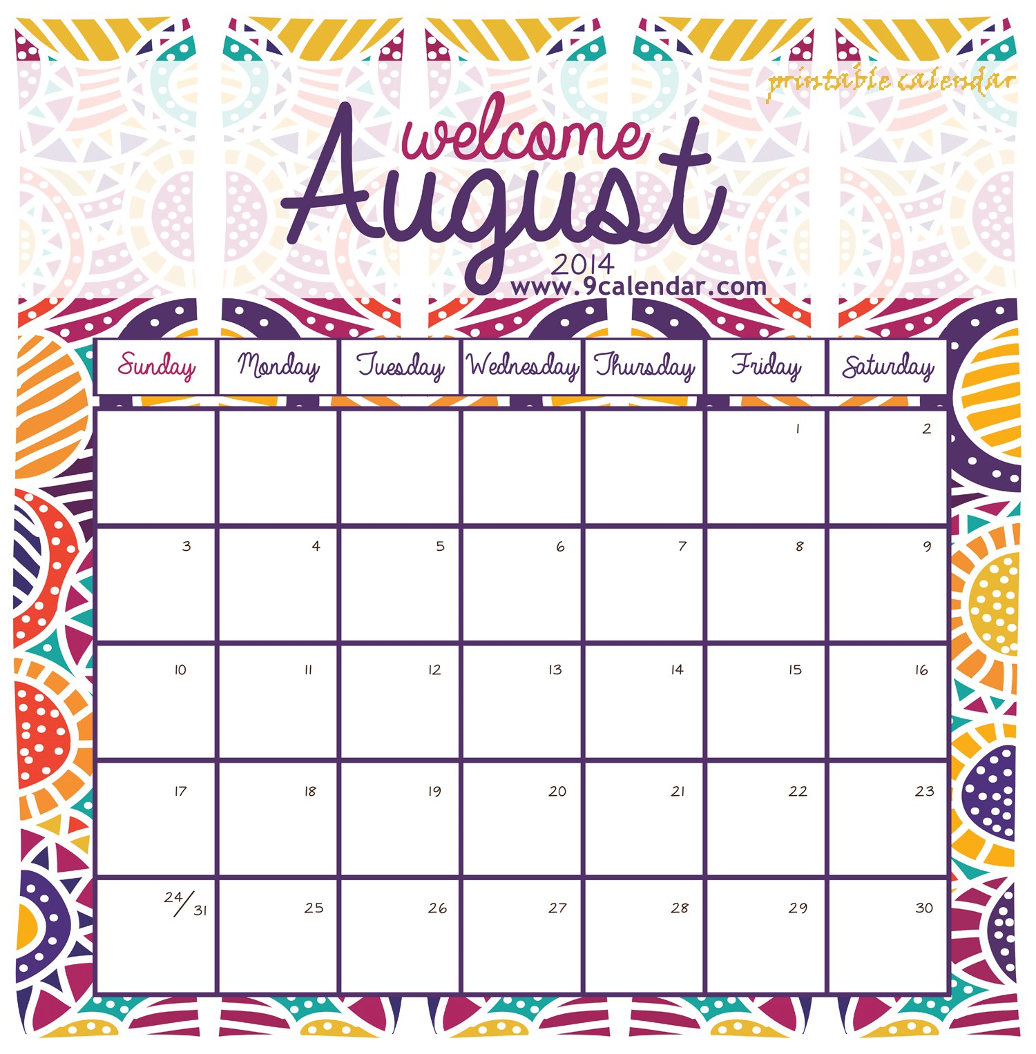 best of printable august calendar free printable calendar monthly