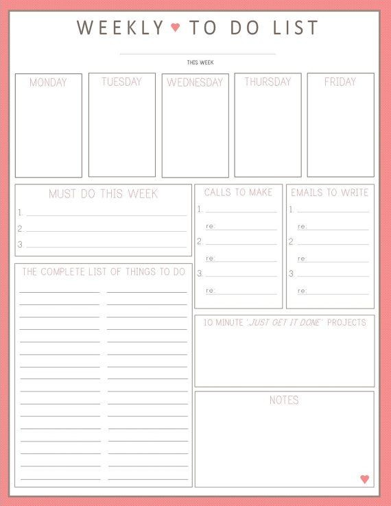 Unique Printable To Do List Calendar Free Printable Calendar Monthly