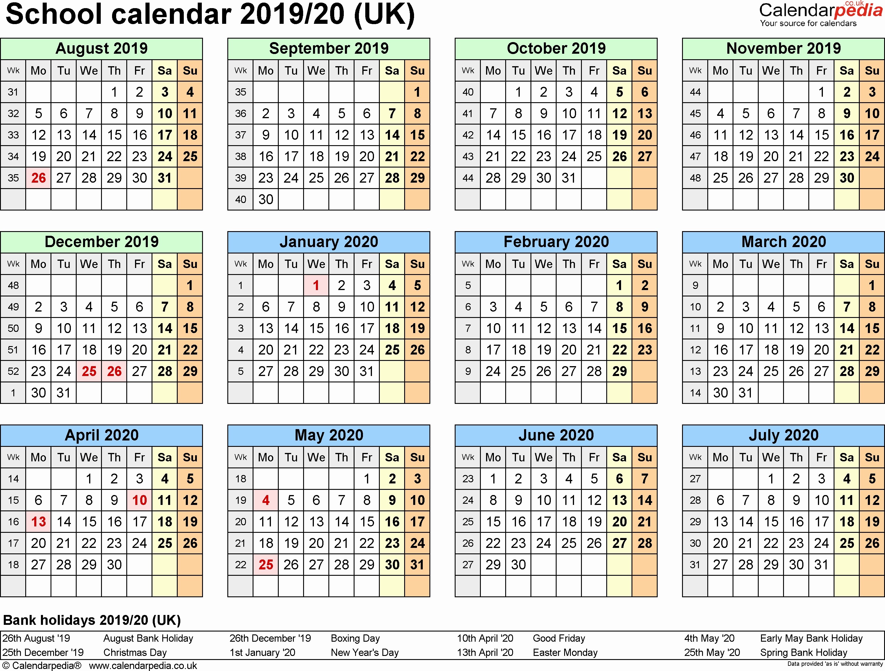 september 2019 calendar with holidays uk 1507