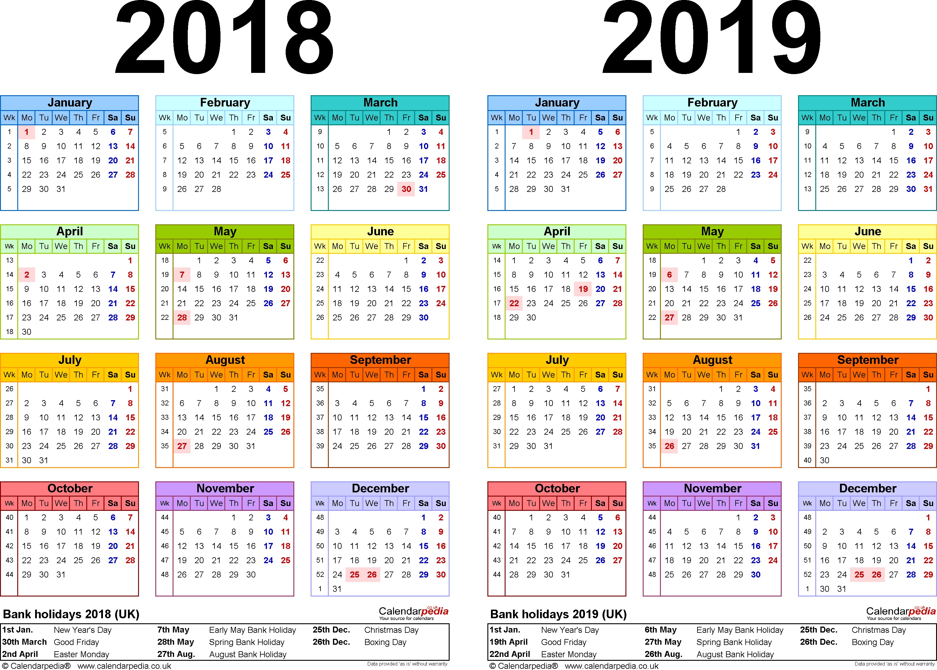 Holiday Calendar 2019 Printable 2019 Calendar Canada