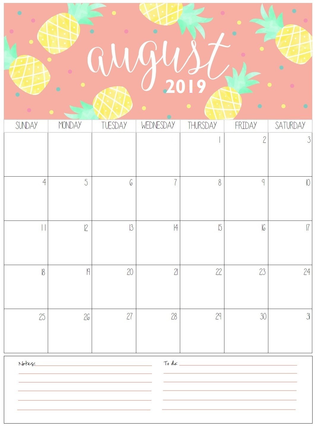 Free Printable Weekly Calendar 2019 Monthly Printable Calendar 2019