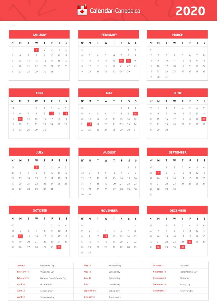 Awesome Calendar Canada Printable Free Printable Calendar Monthly