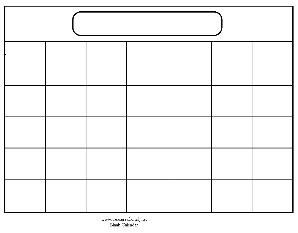 print blank calendar template 1187