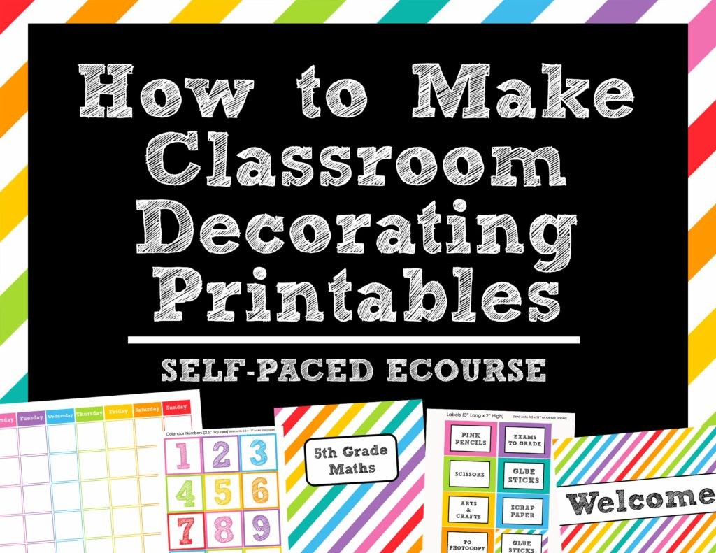 how to make teaching printables and classroom decorating kits to sell on teachers pay teachers