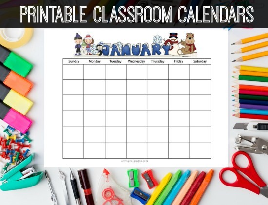 post kindergarten calendar 2016 printable