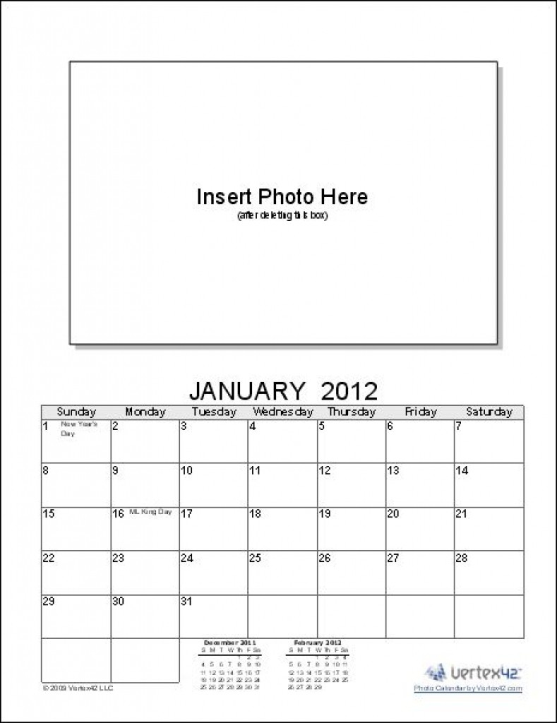 make your own calendar free online printable