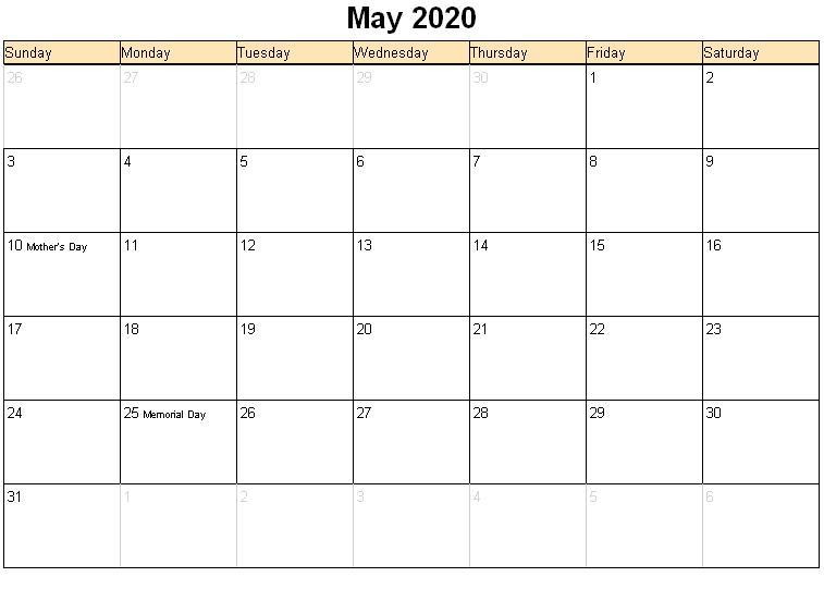 post 2020 calendar printable