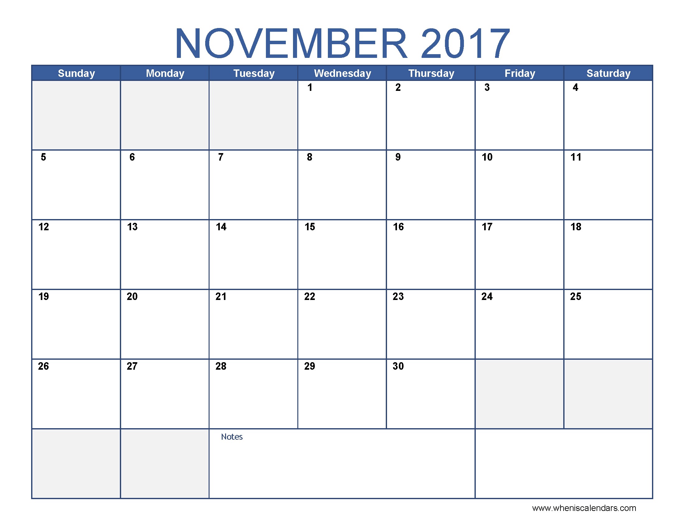 november 2017 calendar template 744