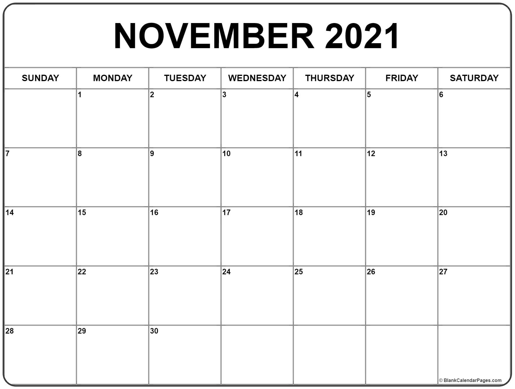 CAL=November 2021 calendar