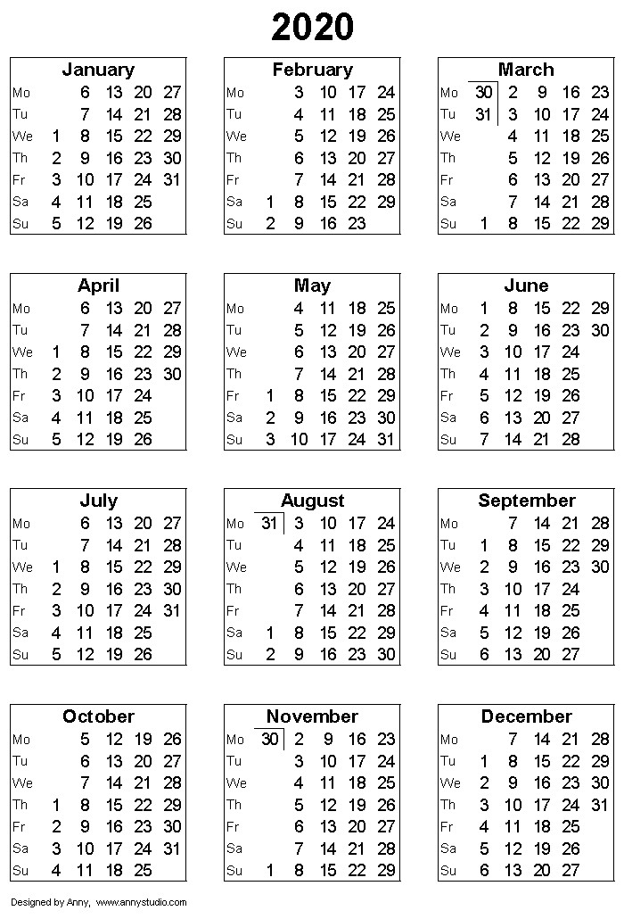 calendars