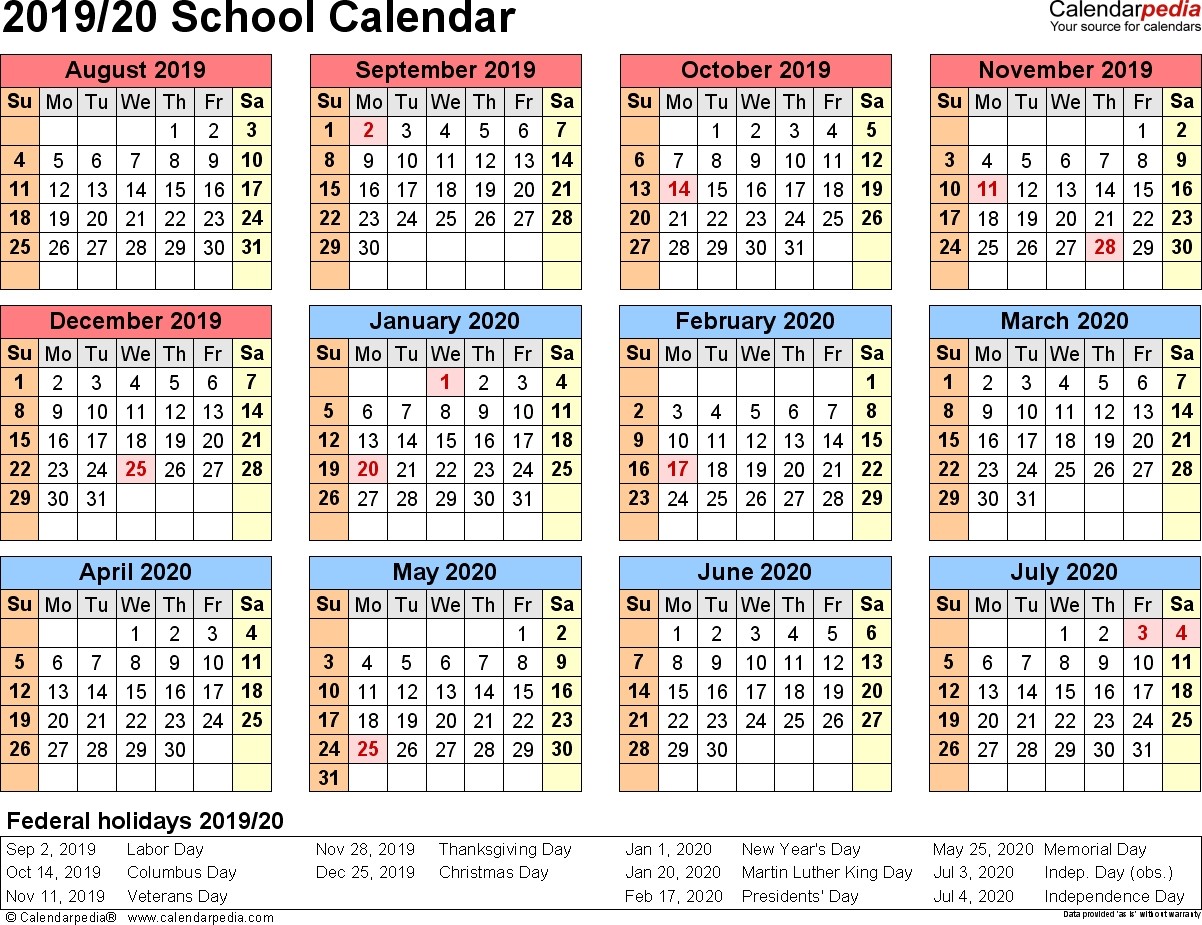 printable school calendar 2020 15