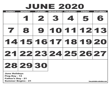 2020 calendar style 6