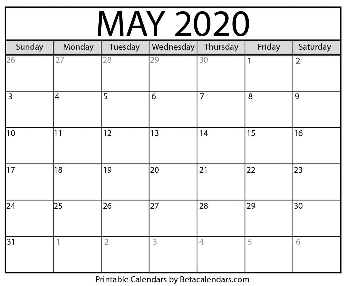 may calendar