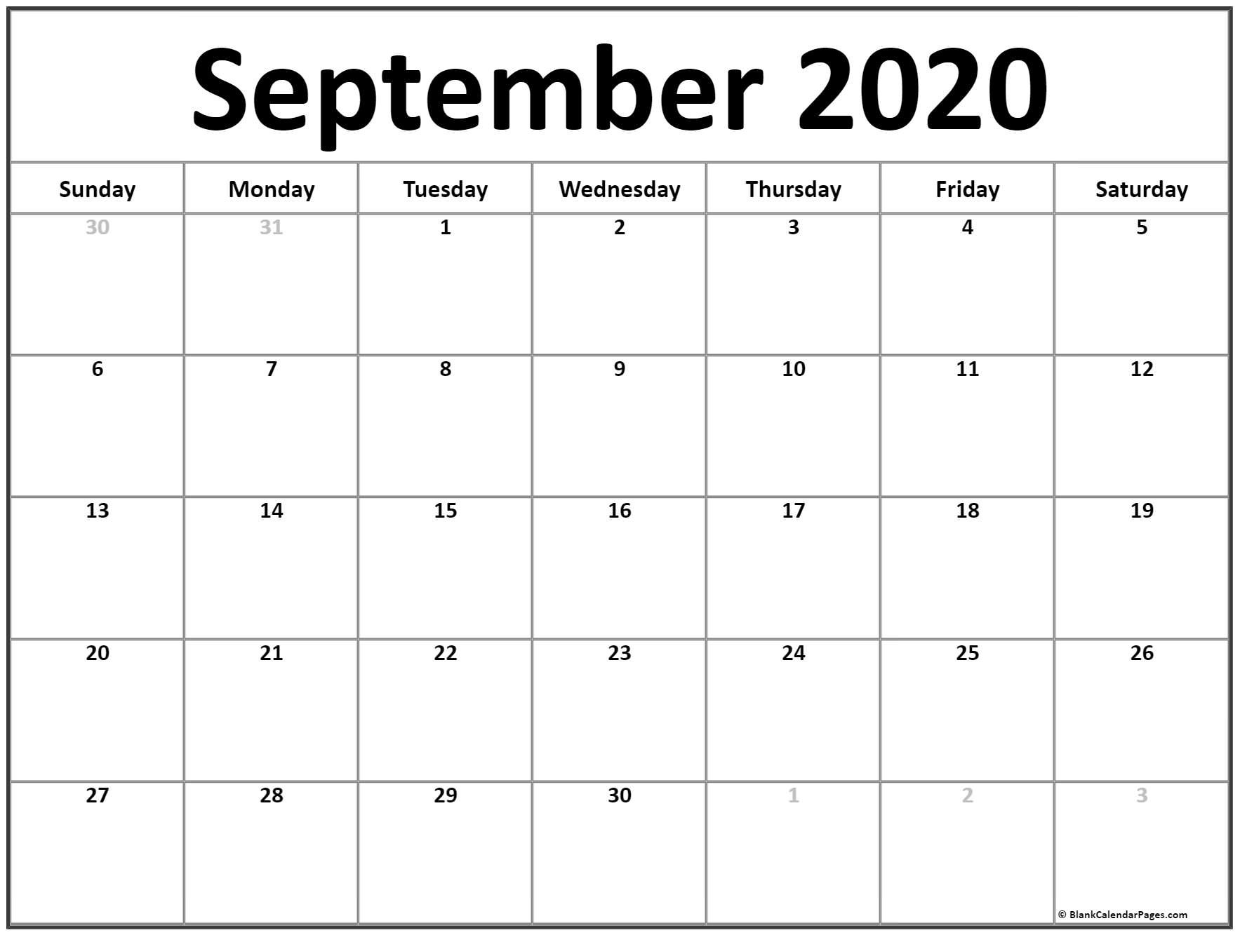 CAL=September 2020 calendar