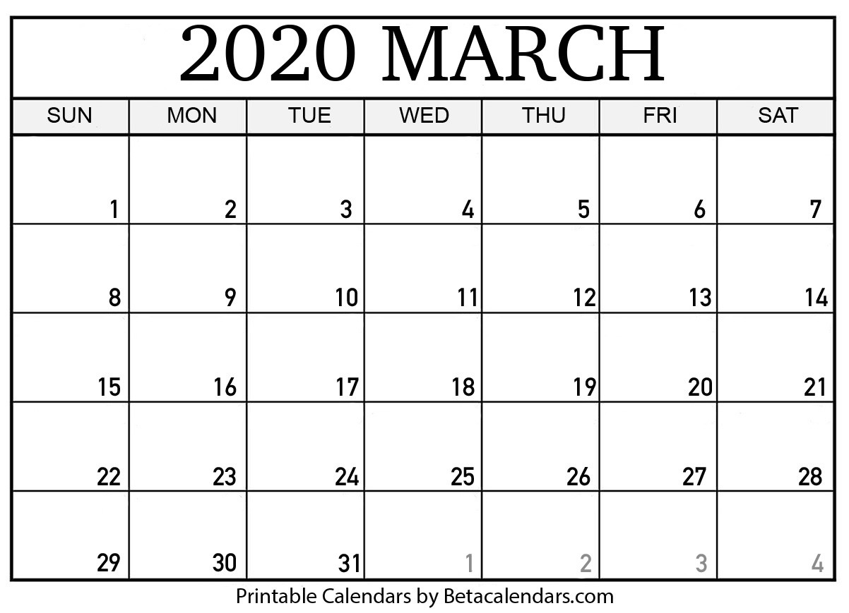 march calendar