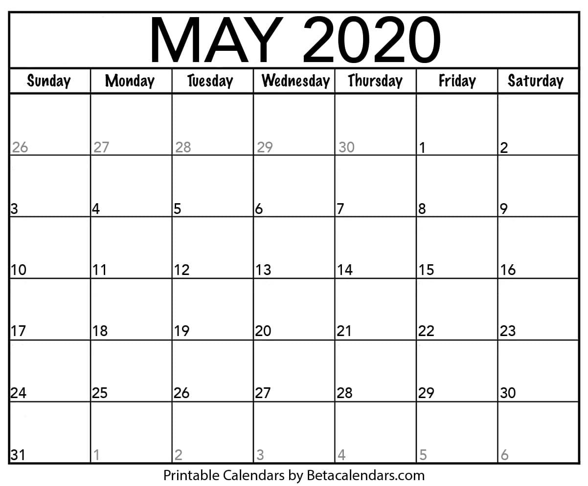 may calendar