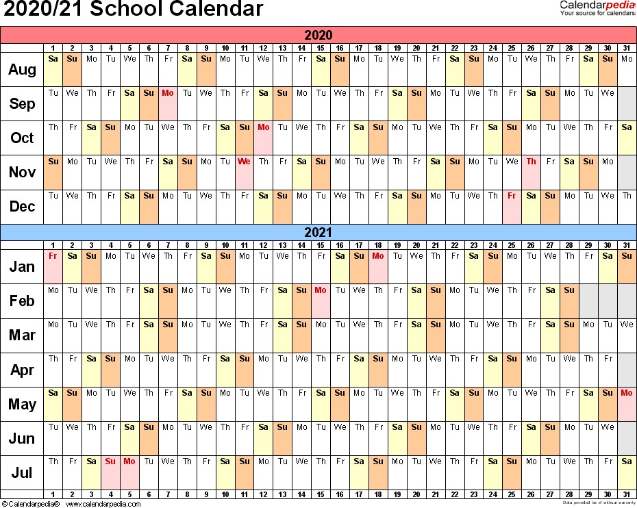 school calendar 2020 2021 pdf templates