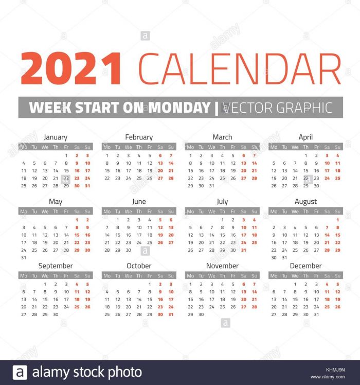 Editable Calendar 2021 Broadcast Calendar for All Users 2021 Stock S ...