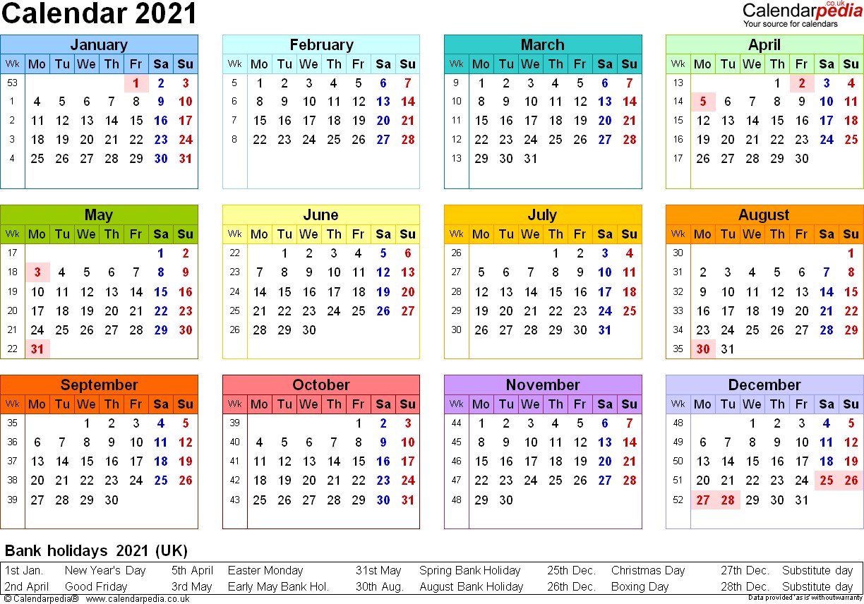 calendar 2021 pdf templates